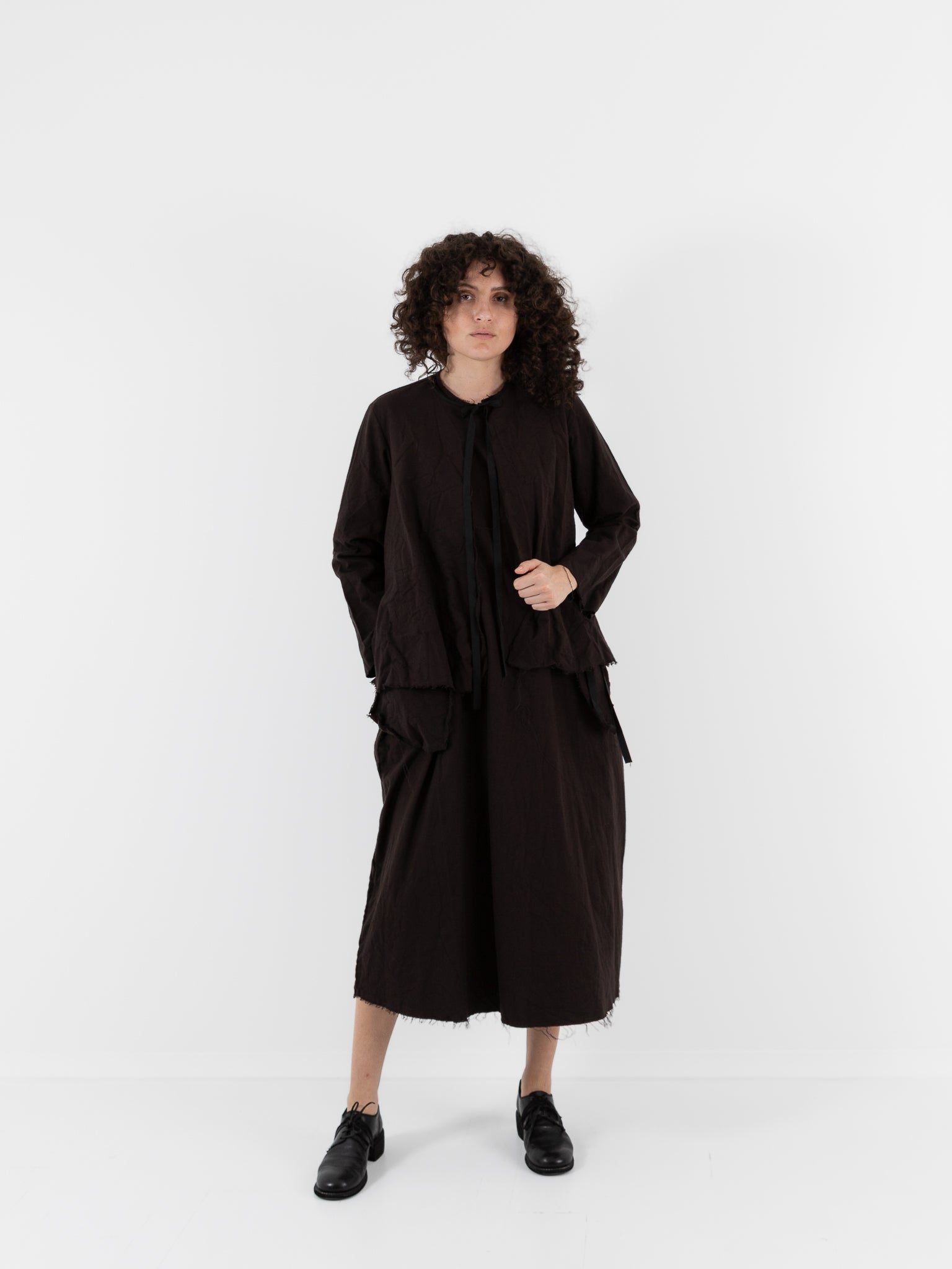 SCHA Cosy Jacket in Bitter Chocolate - Worthwhile