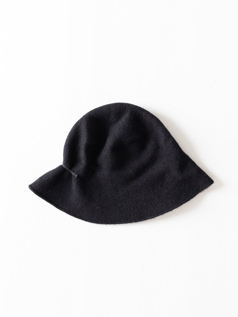 SCHA Soft Traveller Cloche Hat, Black - Worthwhile