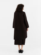 SCHA Cosy Coat in Bitter Chocolate - SCHA at Worthwhile