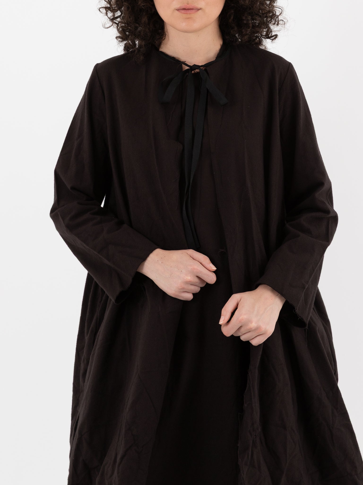 SCHA Cosy Coat in Bitter Chocolate - SCHA at Worthwhile