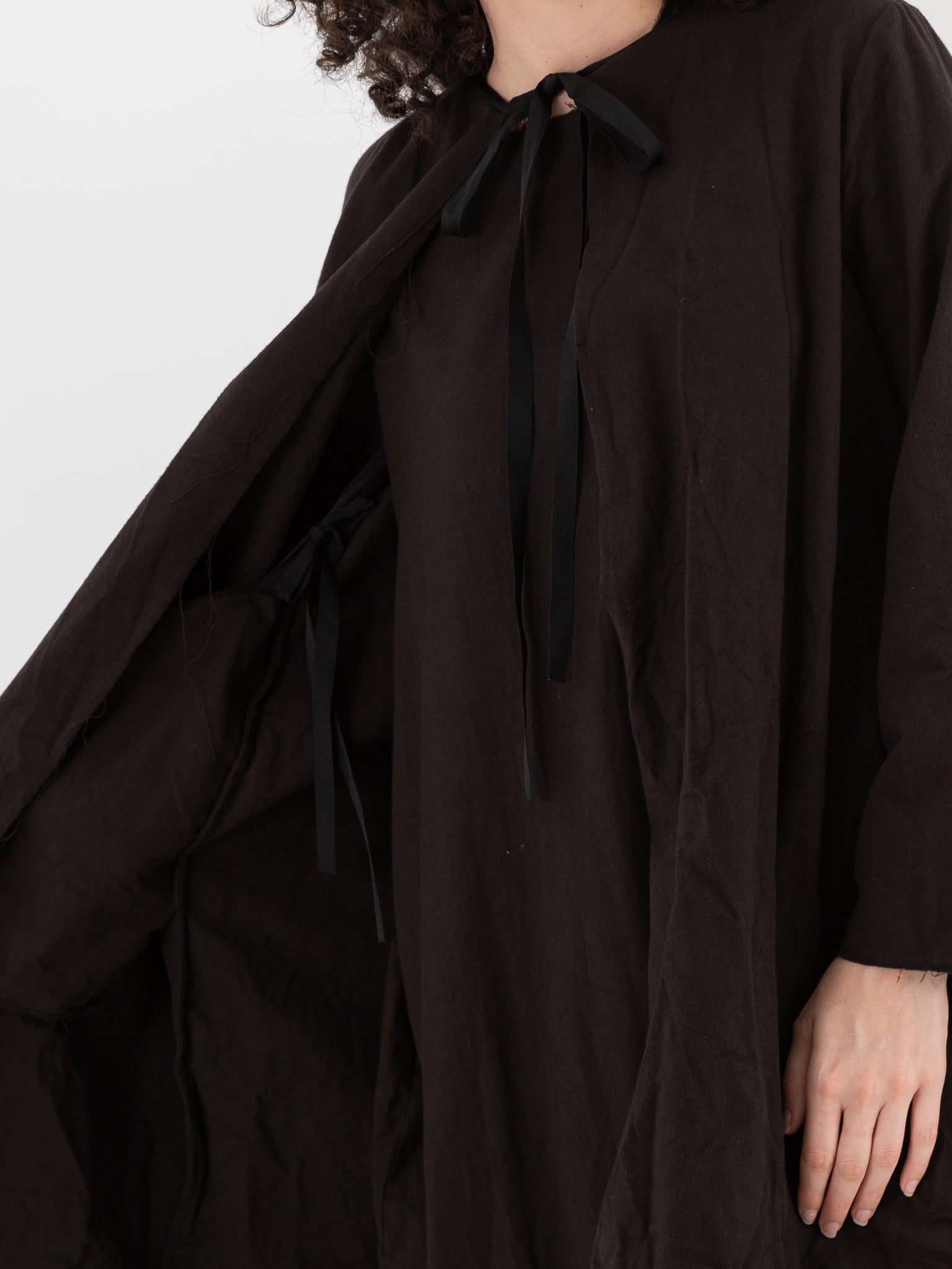 SCHA Cosy Coat in Bitter Chocolate - SCHA at Worthwhile
