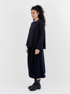 SCHA Long Sleeve Top in Navy - SCHA at Worthwhile - shop TOP