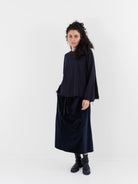 SCHA Long Sleeve Top in Navy - SCHA at Worthwhile - shop TOP