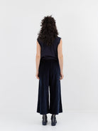 SCHA Wide Pants in Navy - SCHA at Worthwhile - shop PANT