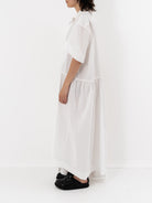 Serie Numerica Boxy Dress, White - Worthwhile, Inc.