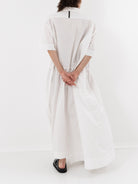 Serie Numerica Boxy Dress, White - Worthwhile, Inc.