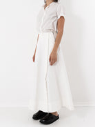 Serie Numerica Skirt, White - Worthwhile, Inc.