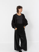 Serie Numerica Cropped Oversized Sweater - Worthwhile - SERIE NUMERICA