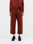 Serienumerica 5 Pocket Pant in Amaranto - SERIE NUMERICA at Worthwhile