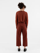 Serienumerica 5 Pocket Pant in Amaranto - SERIE NUMERICA at Worthwhile