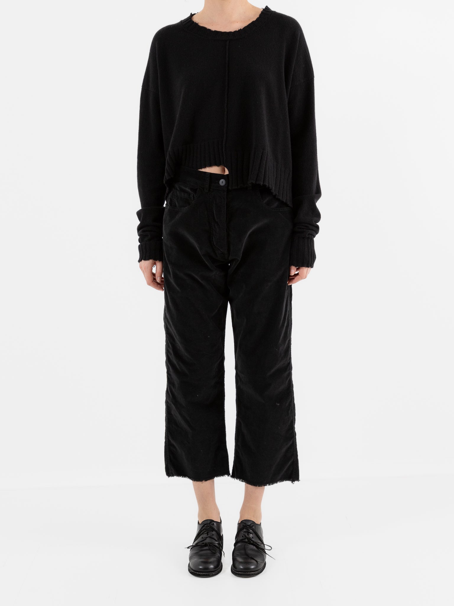 Serienumerica 5 Pocket Pant in Black - SERIE NUMERICA at Worthwhile - shop PANT