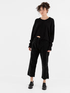Serienumerica 5 Pocket Pant in Black - SERIE NUMERICA at Worthwhile