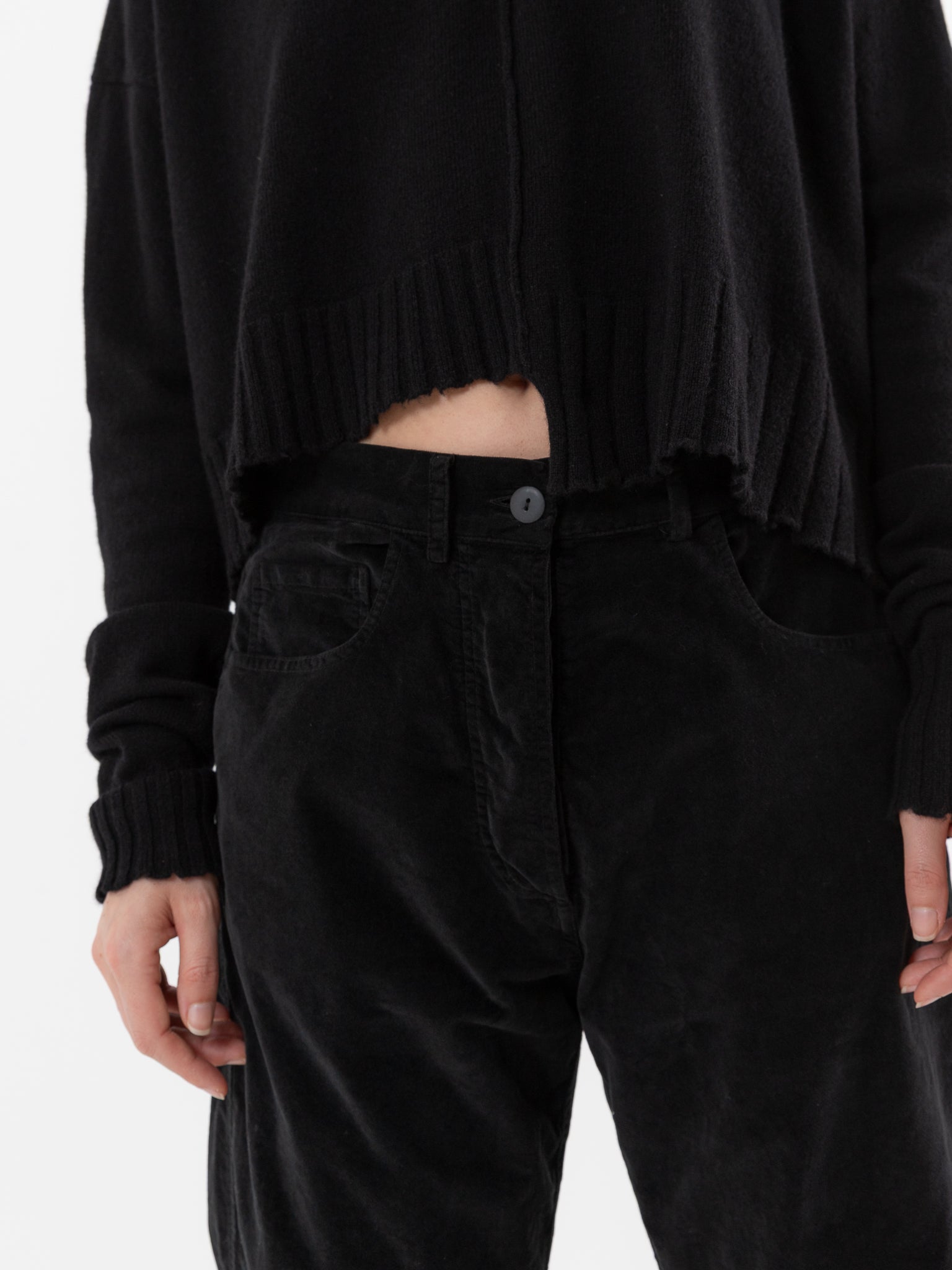 Serienumerica 5 Pocket Pant in Black - SERIE NUMERICA at Worthwhile