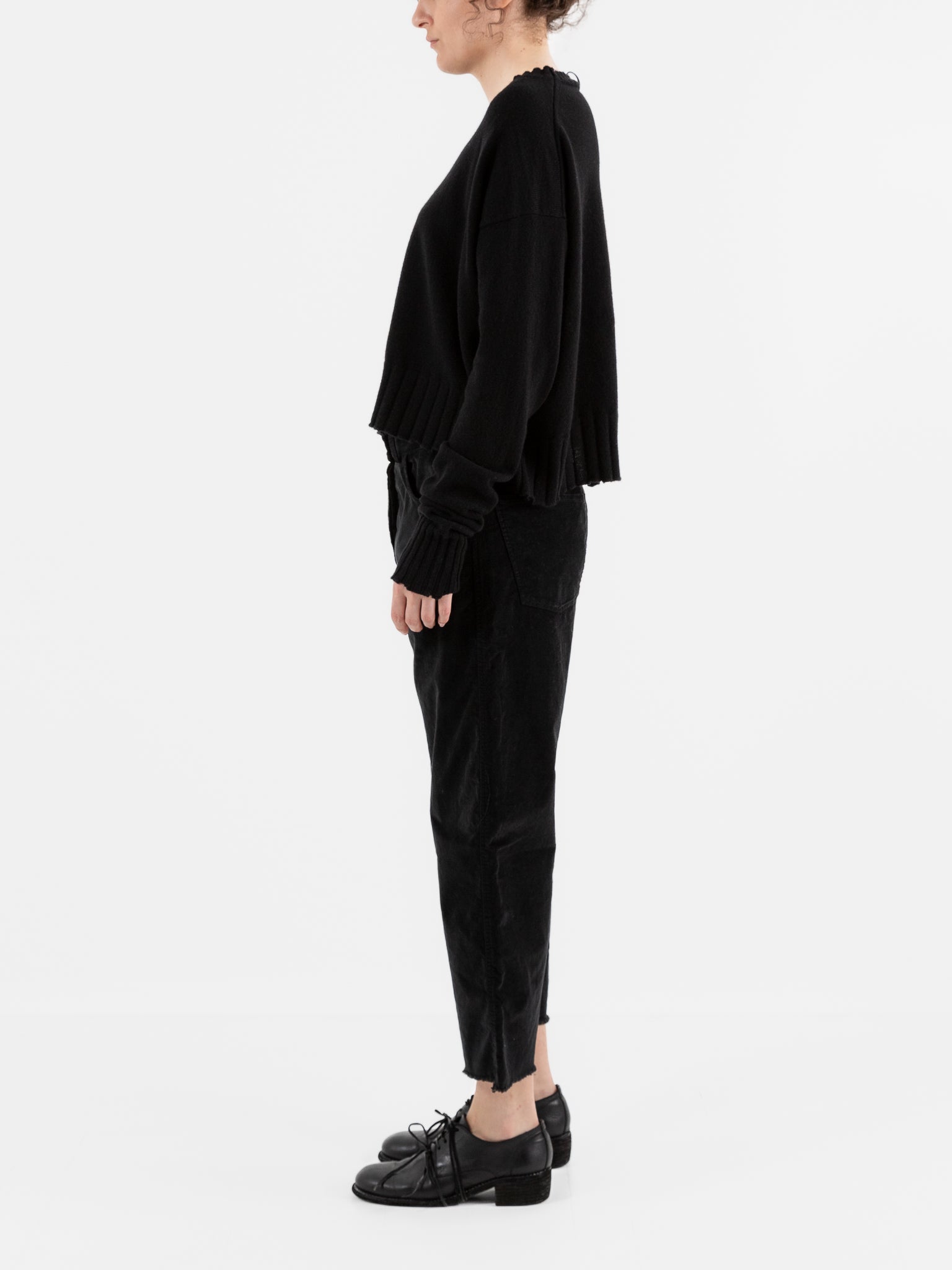 Serienumerica 5 Pocket Pant in Black - SERIE NUMERICA at Worthwhile