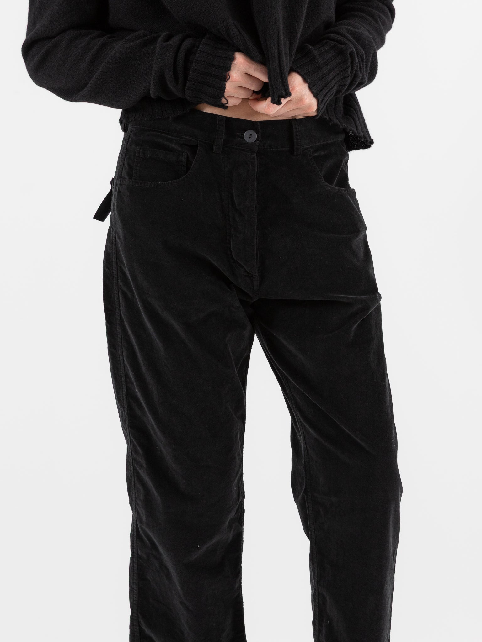 Serienumerica 5 Pocket Pant in Black - SERIE NUMERICA at Worthwhile