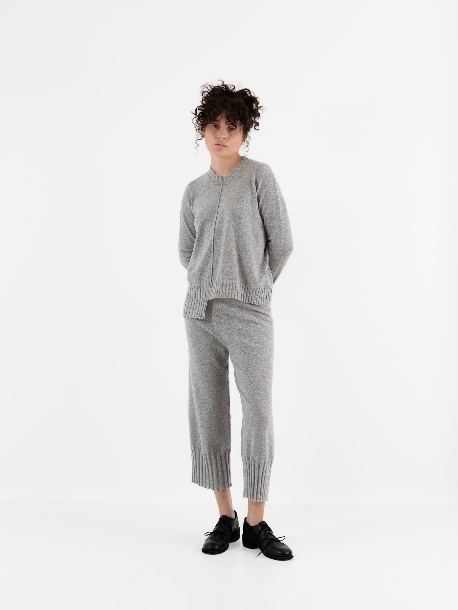 Serienumerica Trousers in Grey - SERIE NUMERICA at Worthwhile