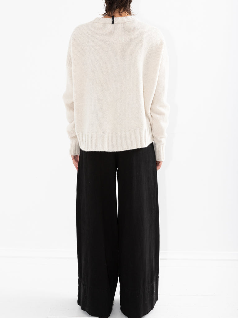 Serie Numerica Boxy Sweater, Natural - Worthwhile