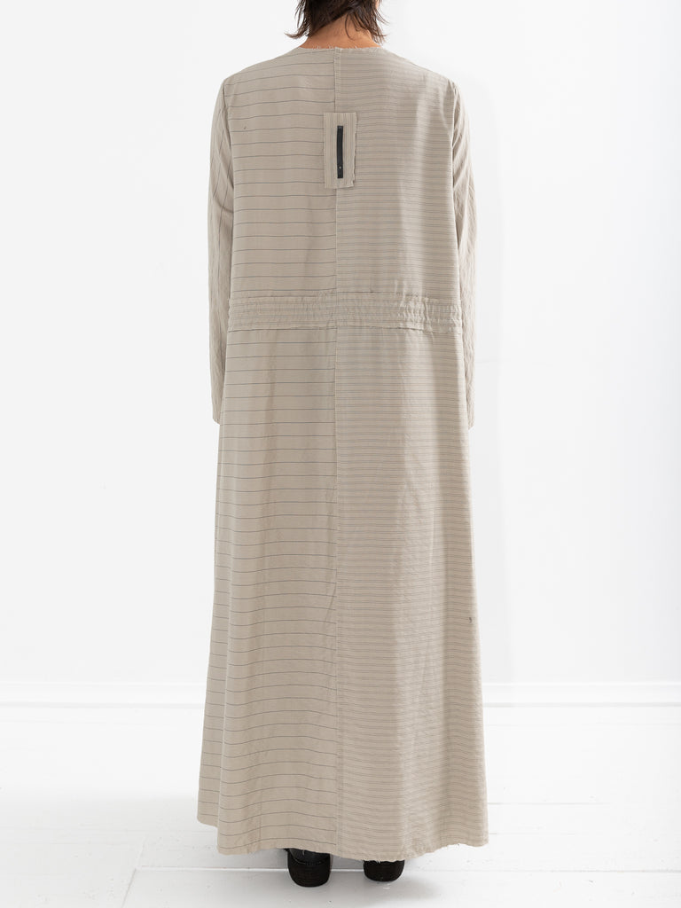 Serie Numerica Boxy Dress, Grey Stripe - Worthwhile