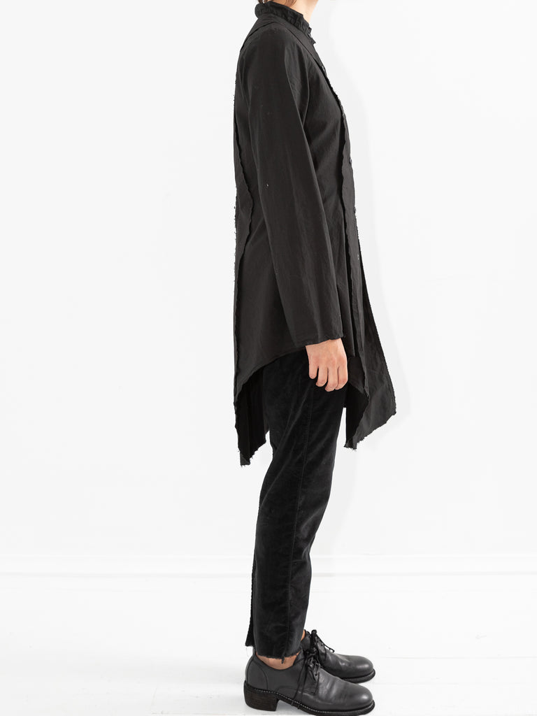 Serie Numerica Long Slim Fit Shirt, Black - Worthwhile