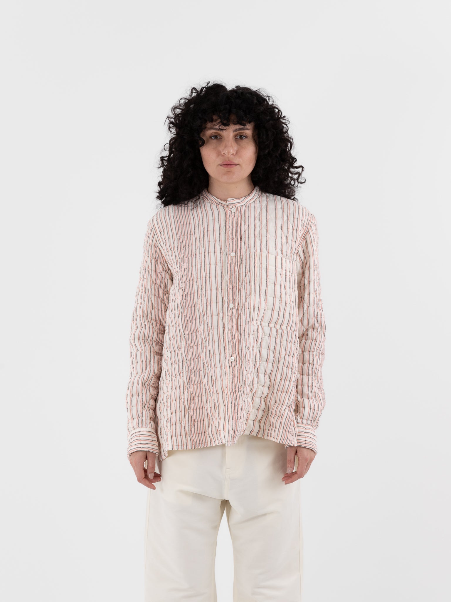 Sofie D'Hoore Bela Shirt in Red Stripe - SOFIE D'HOORE at Worthwhile - shop TOP