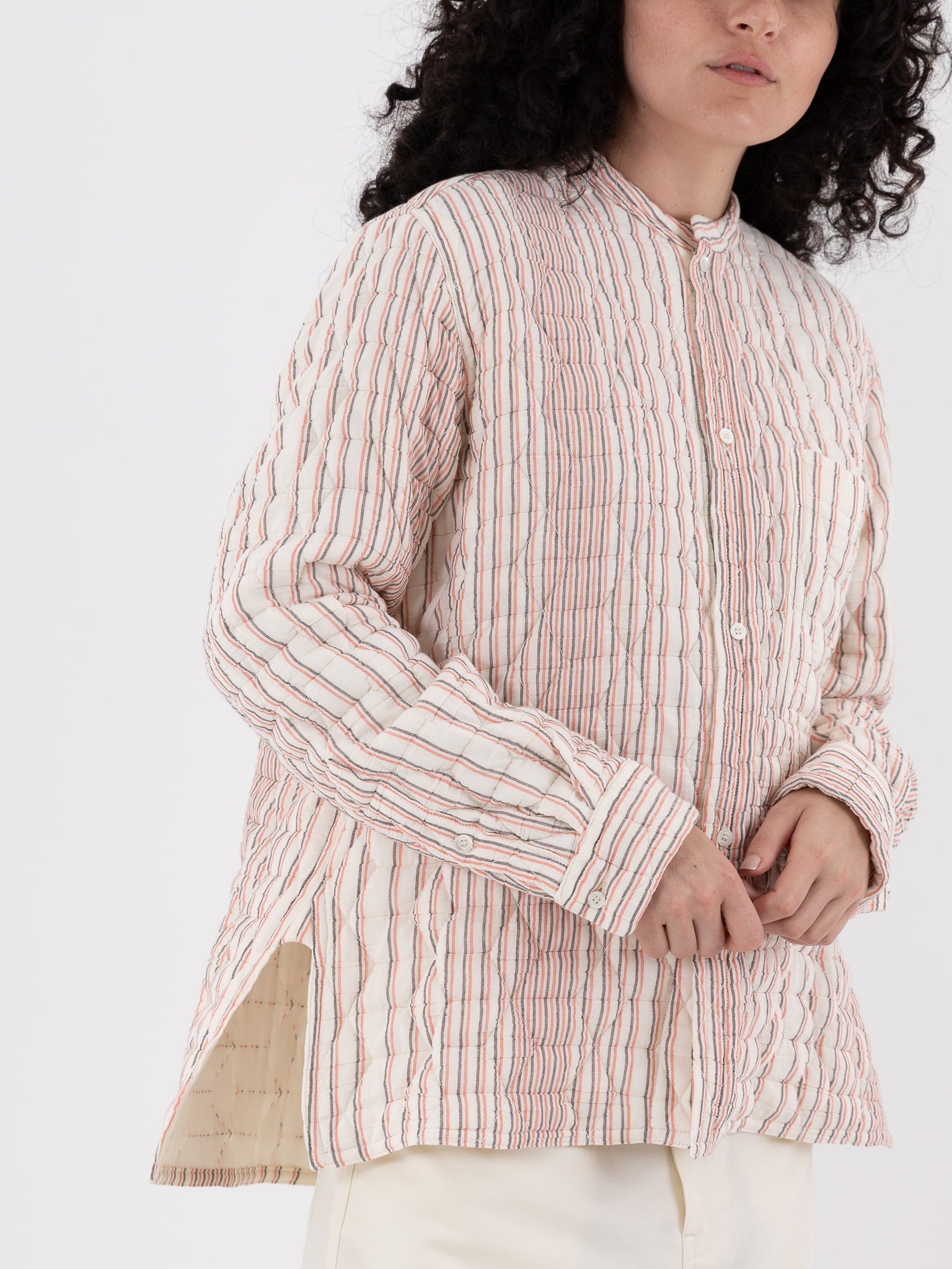 Sofie D'Hoore Bela Shirt in Red Stripe - SOFIE D'HOORE at Worthwhile - shop TOP