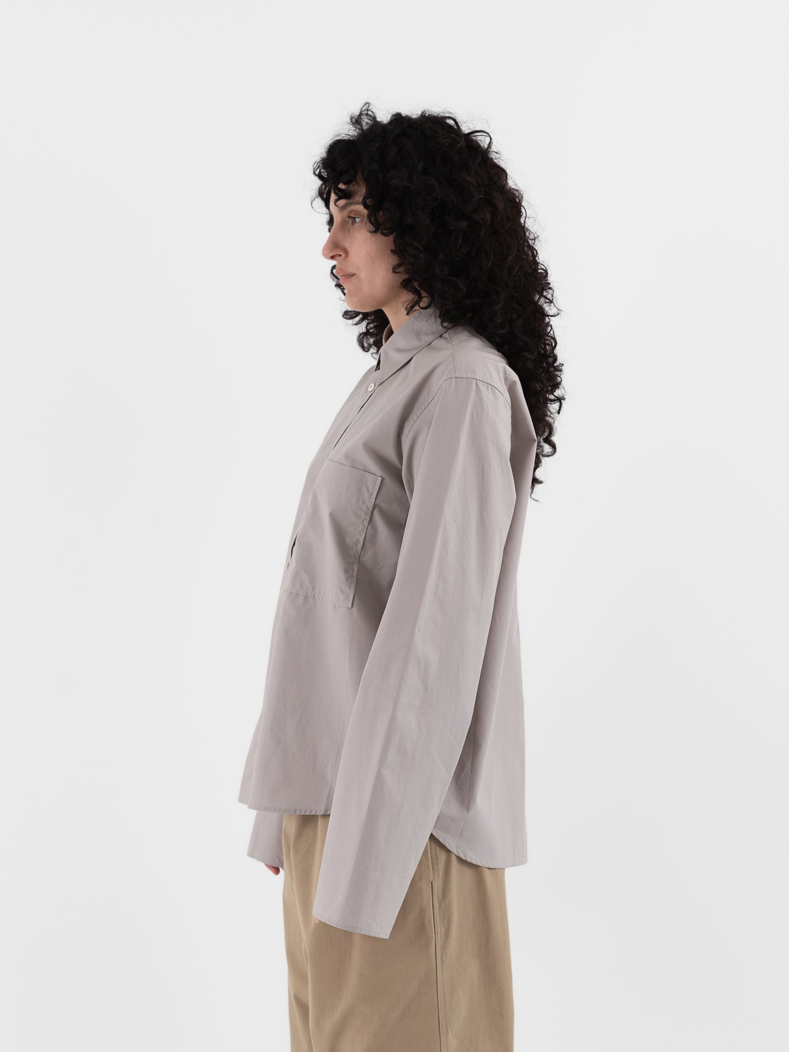 Sofie D'Hoore Belone Shirt in Powder - SOFIE D'HOORE at Worthwhile - shop TOP