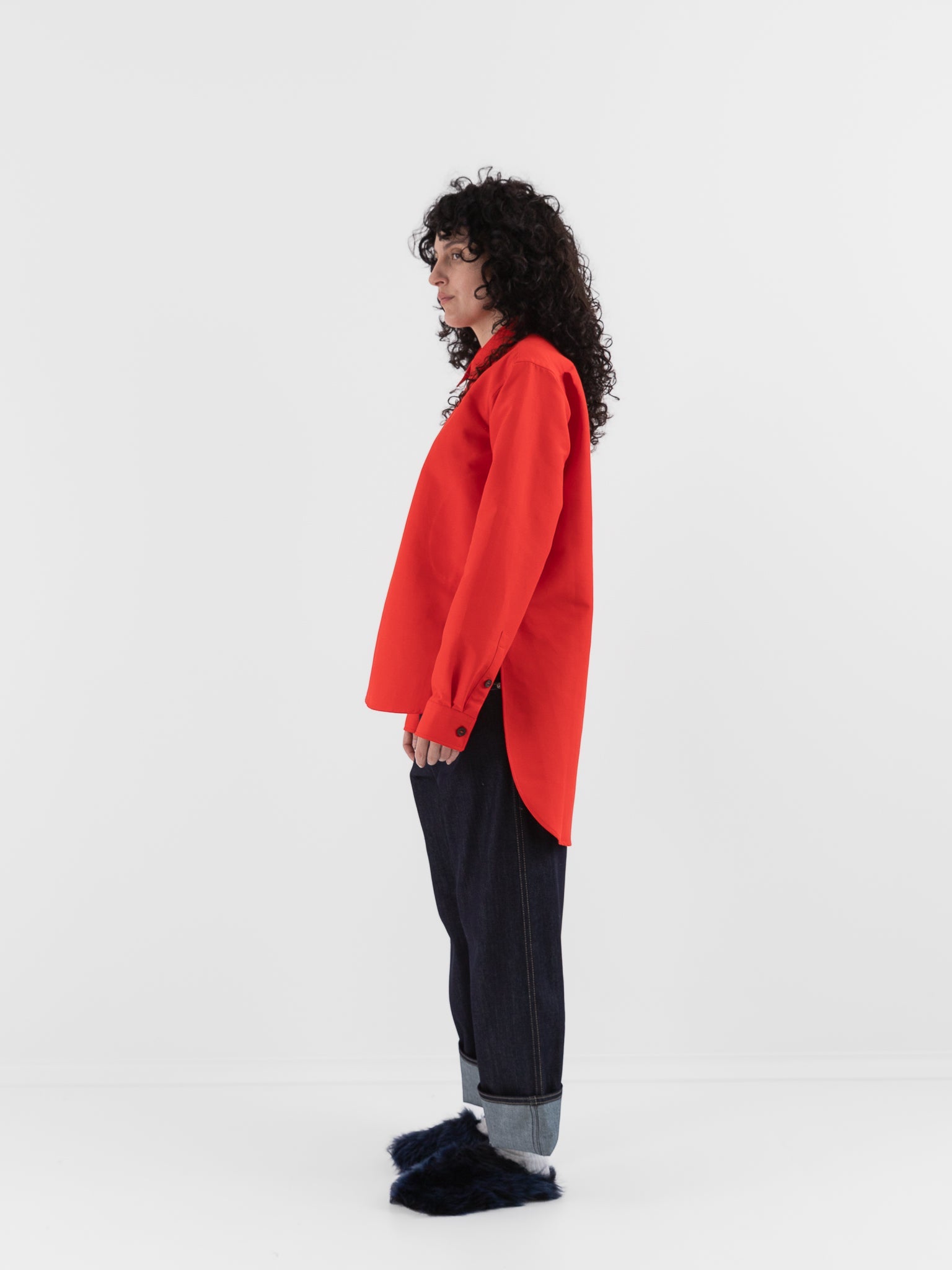 Sofie D'Hoore Brant Shirt in Fire - SOFIE D'HOORE at Worthwhile - shop TOP