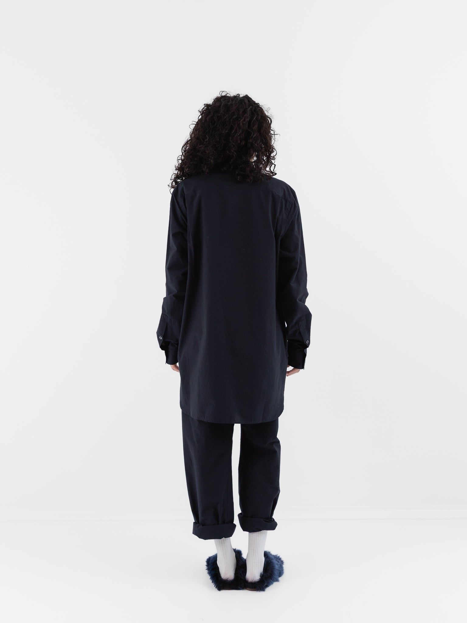 Sofie D'Hoore Breg Shirt in Midnight - SOFIE D'HOORE at Worthwhile - shop TOP