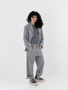 Sofie D'Hoore Cyrano Blazer in Silver Melange - SOFIE D'HOORE at Worthwhile - shop JACKET