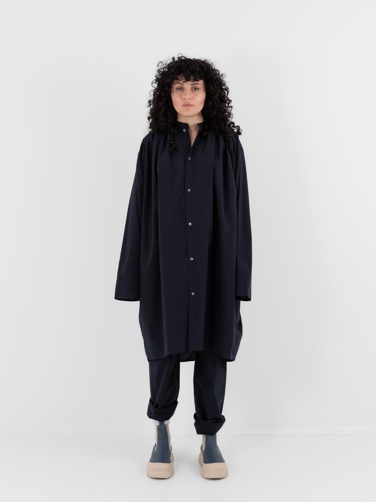 Sofie D'Hoore Demba Dress in Midnight - SOFIE D'HOORE at Worthwhile - shop DRESS