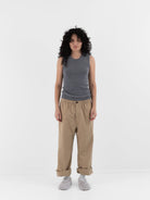 Sofie D'Hoore Maddy Rib Top in Grey Melange - SOFIE D'HOORE at Worthwhile - shop TOP
