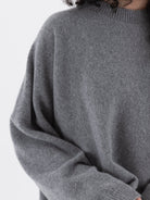 Sofie D'Hoore Maui Oversized Pullover in Grey Melange - SOFIE D'HOORE at Worthwhile - shop SWEATER
