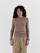 Sofie D'Hoore Minerva Rib Pullover in Desert - SOFIE D'HOORE at Worthwhile - shop SWEATER