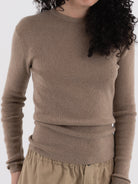 Sofie D'Hoore Minerva Rib Pullover in Desert - SOFIE D'HOORE at Worthwhile - shop SWEATER