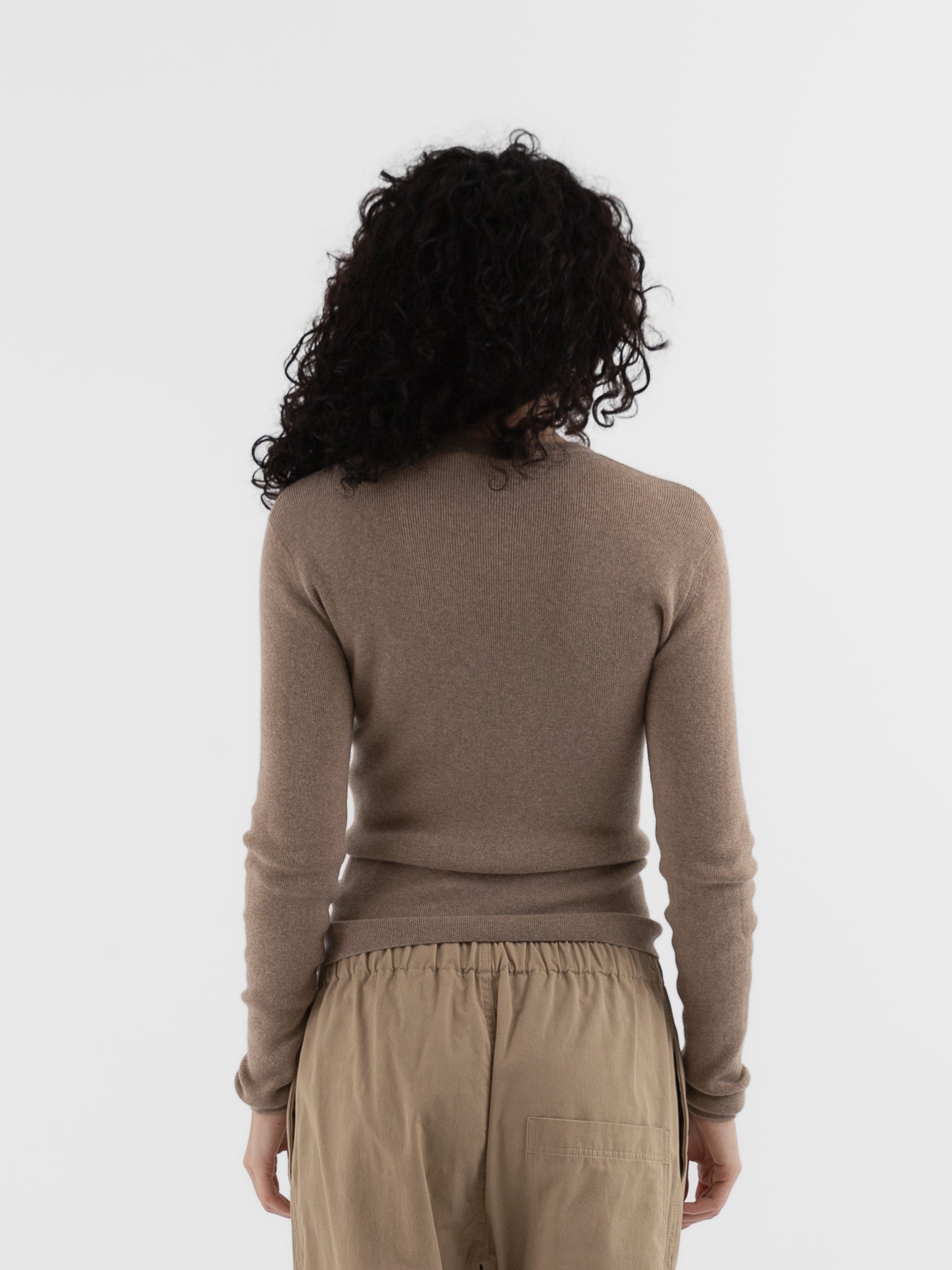 Sofie D'Hoore Minerva Rib Pullover in Desert - SOFIE D'HOORE at Worthwhile - shop SWEATER