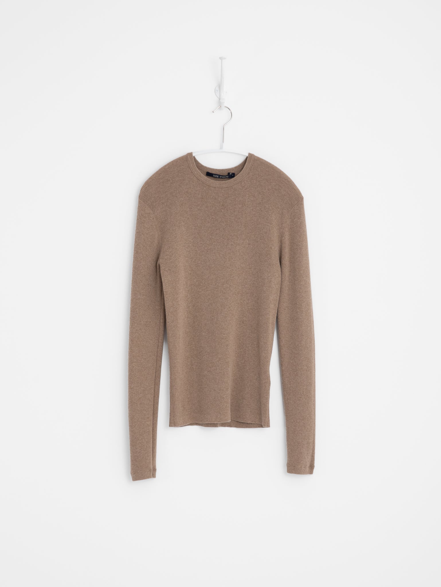 Sofie D'Hoore Minerva Rib Pullover in Desert - SOFIE D'HOORE at Worthwhile - shop SWEATER
