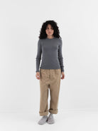 Sofie D'Hoore Minerva Rib Pullover in Grey Melange - SOFIE D'HOORE at Worthwhile - shop SWEATER