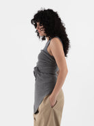 Sofie D'Hoore Monk Triangular Scarf in Metal Melange - SOFIE D'HOORE at Worthwhile - shop SCARF