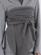 Sofie D'Hoore Monk Triangular Scarf in Metal Melange - SOFIE D'HOORE at Worthwhile - shop SCARF