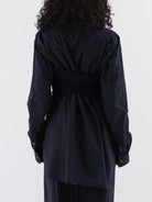 Sofie D'Hoore Monk Triangular Scarf in Midnight - SOFIE D'HOORE at Worthwhile - shop SCARF