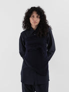 Sofie D'Hoore Monk Triangular Scarf in Midnight - SOFIE D'HOORE at Worthwhile - shop SCARF