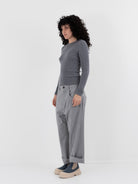 Sofie D'Hoore Phill Pant in Silver Melange - SOFIE D'HOORE at Worthwhile - shop PANT