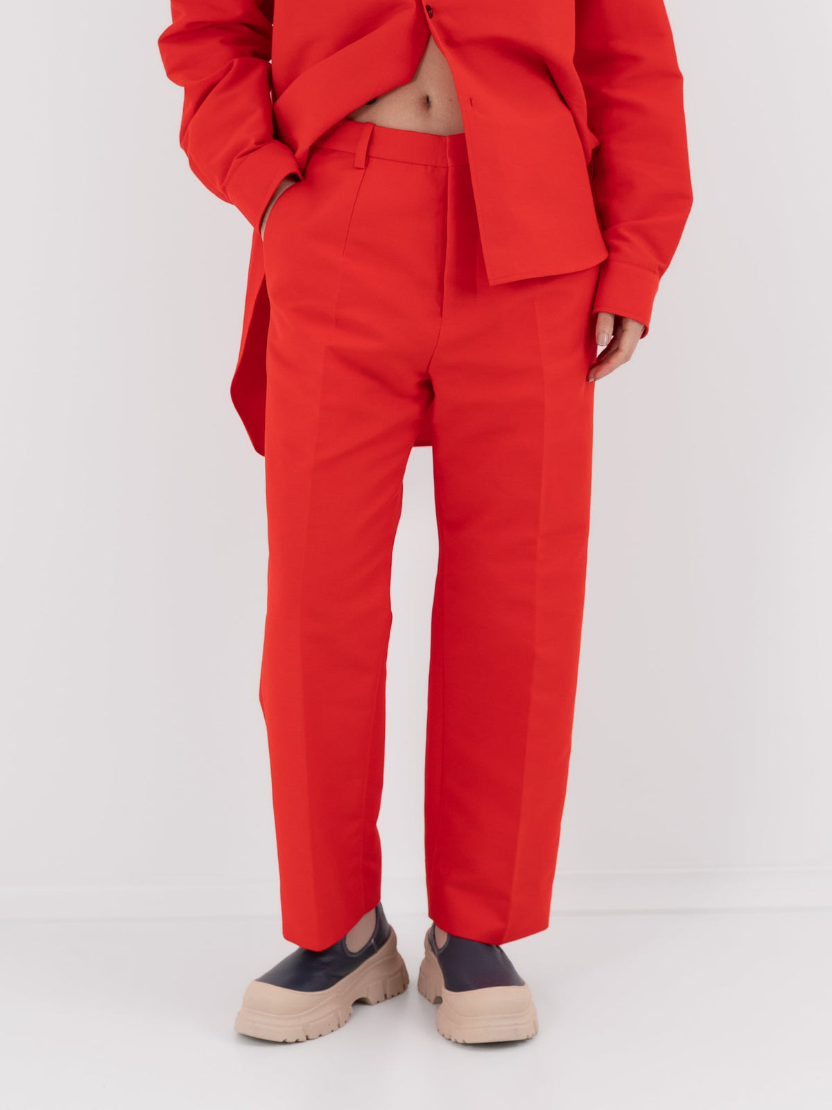 Sofie D'Hoore Port Pant in Woven Fire - SOFIE D'HOORE at Worthwhile - shop PANT