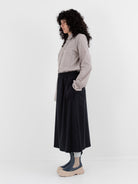 Sofie D'Hoore Synne Skirt in Charcoal Melange - SOFIE D'HOORE at Worthwhile - shop SKIRT