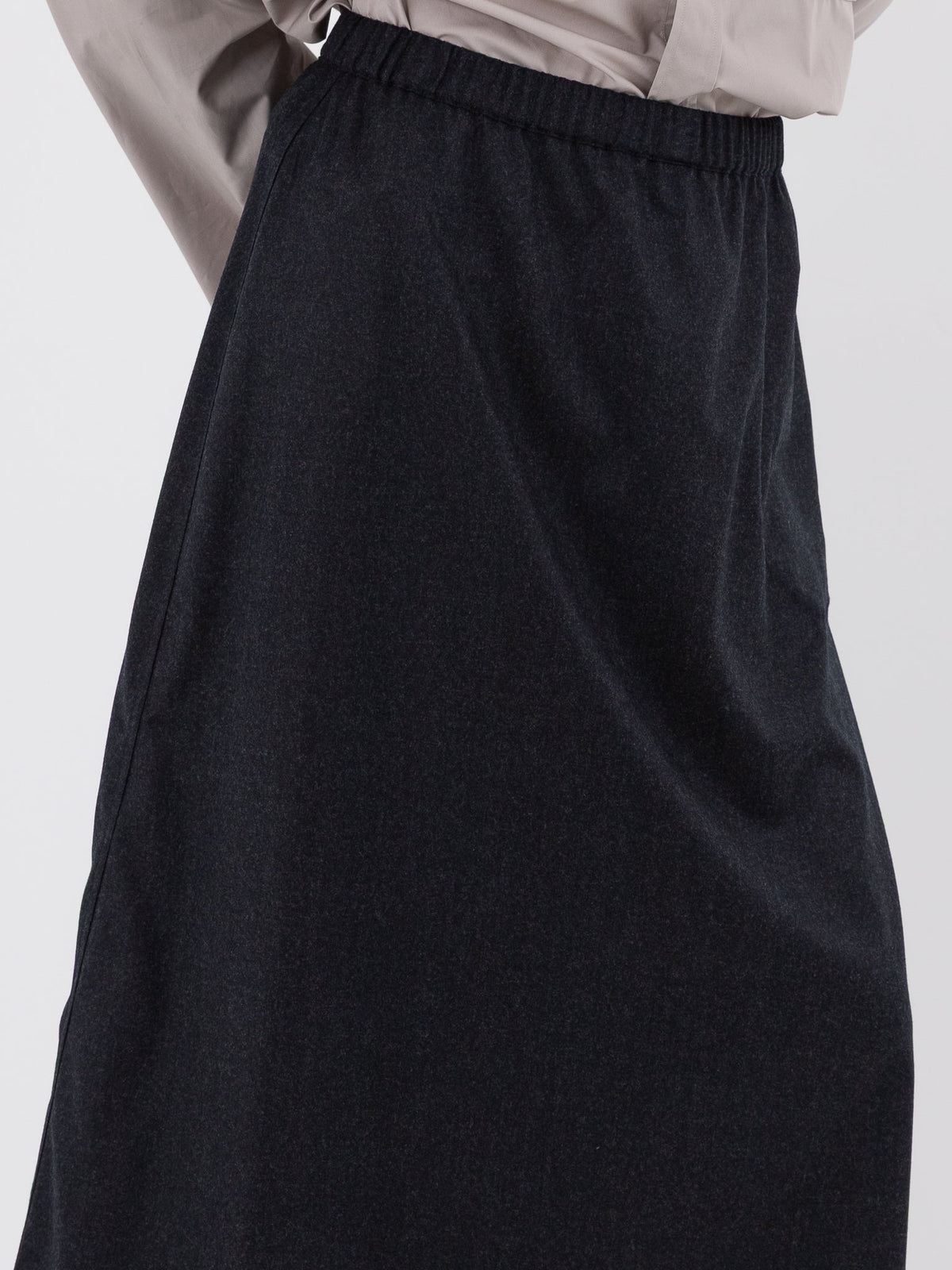 Sofie D'Hoore Synne Skirt in Charcoal Melange - SOFIE D'HOORE at Worthwhile - shop SKIRT
