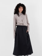 Sofie D'Hoore Synne Skirt in Charcoal Melange - SOFIE D'HOORE at Worthwhile - shop SKIRT