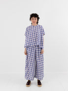 Sofie D'Hoore Parana Pant in Royal Check - SOFIE D'HOORE at Worthwhile - shop PANT