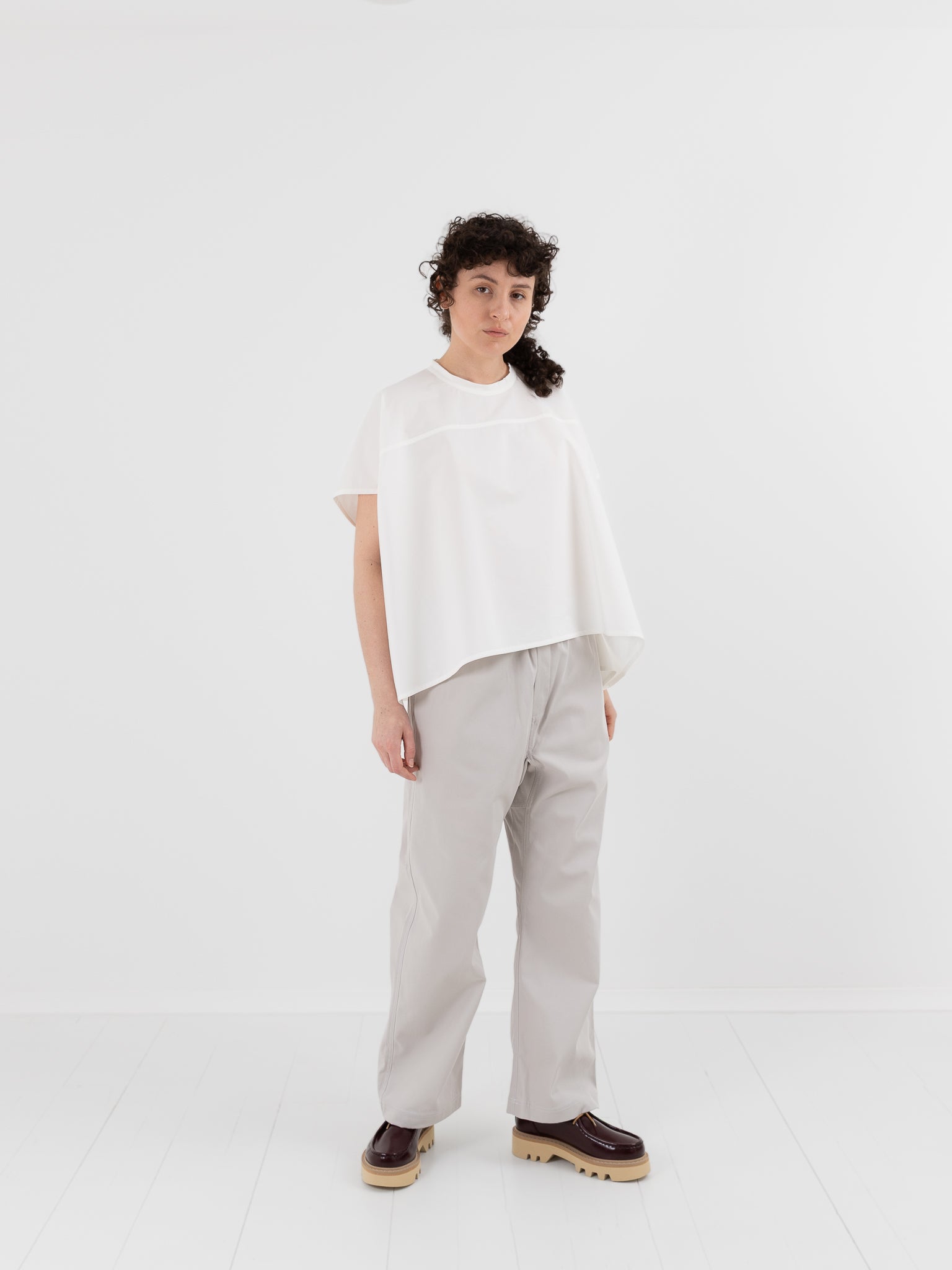Sofie D'Hoore Basker Shirt in Off White - SOFIE D'HOORE at Worthwhile - shop TOP