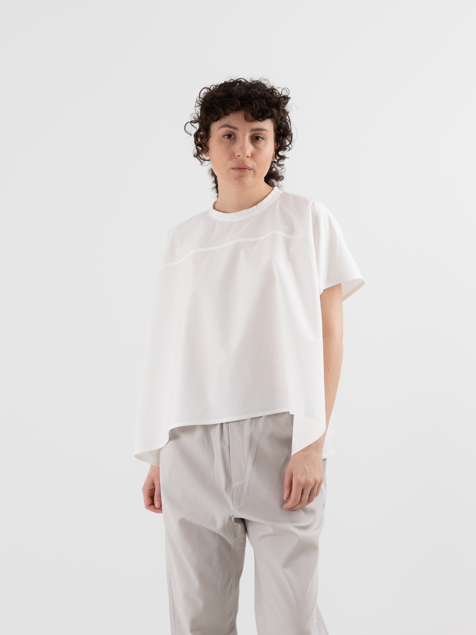 Sofie D'Hoore Basker Shirt in Off White - SOFIE D'HOORE at Worthwhile - shop TOP