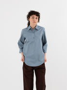 Sofie D'Hoore Bait Shirt in Mercury - SOFIE D'HOORE at Worthwhile - shop TOP